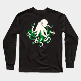 Green octopus. Long Sleeve T-Shirt